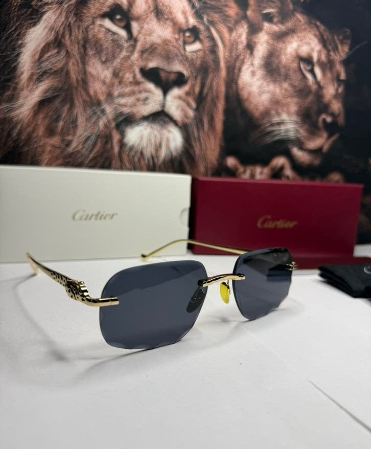 Cartier Panter zonnebril Black, Ophalen of Verzenden, Zo goed als nieuw, Overige kleuren, Overige merken