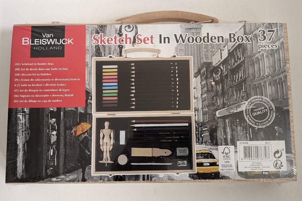 Van Bleiswijck Tekenset, Tekendoos, Ophalen of Verzenden, Nieuw, Potlood of Stift