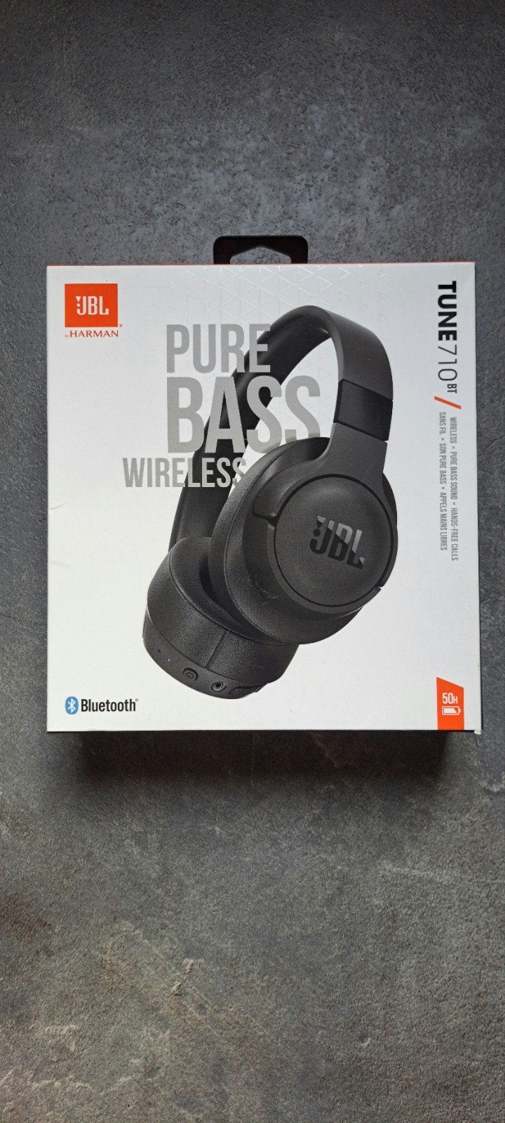 JBL Tune 710bt - Zwart - Nieuw!, JBL, Nieuw, Ophalen of Verzenden, Over-ear