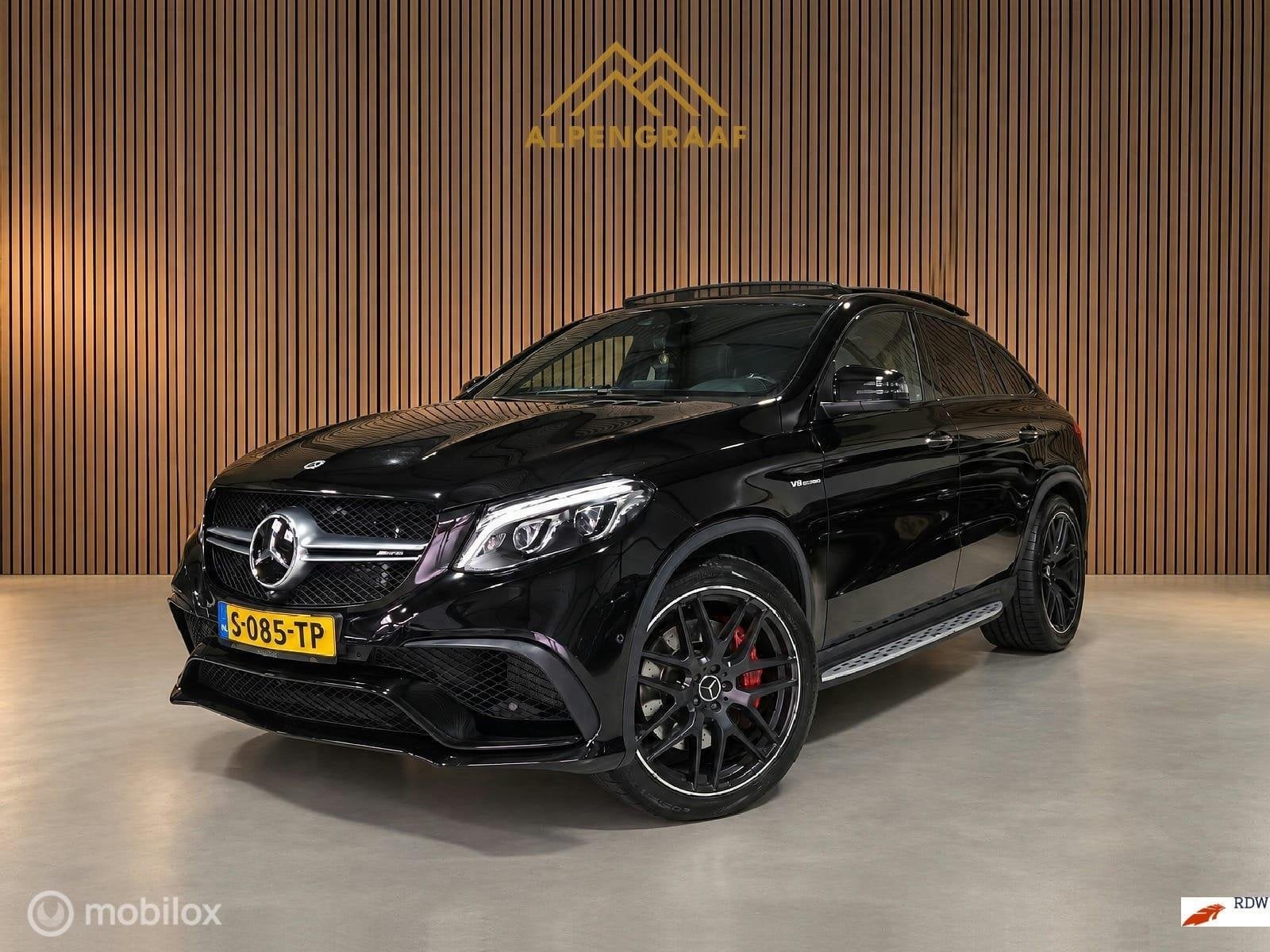 Mercedes GLE-klasse AMG 63 S 4MATIC Carbon|Pano|Nightpakket|, Auto's, Automaat, Gebruikt, GLE, Zwart