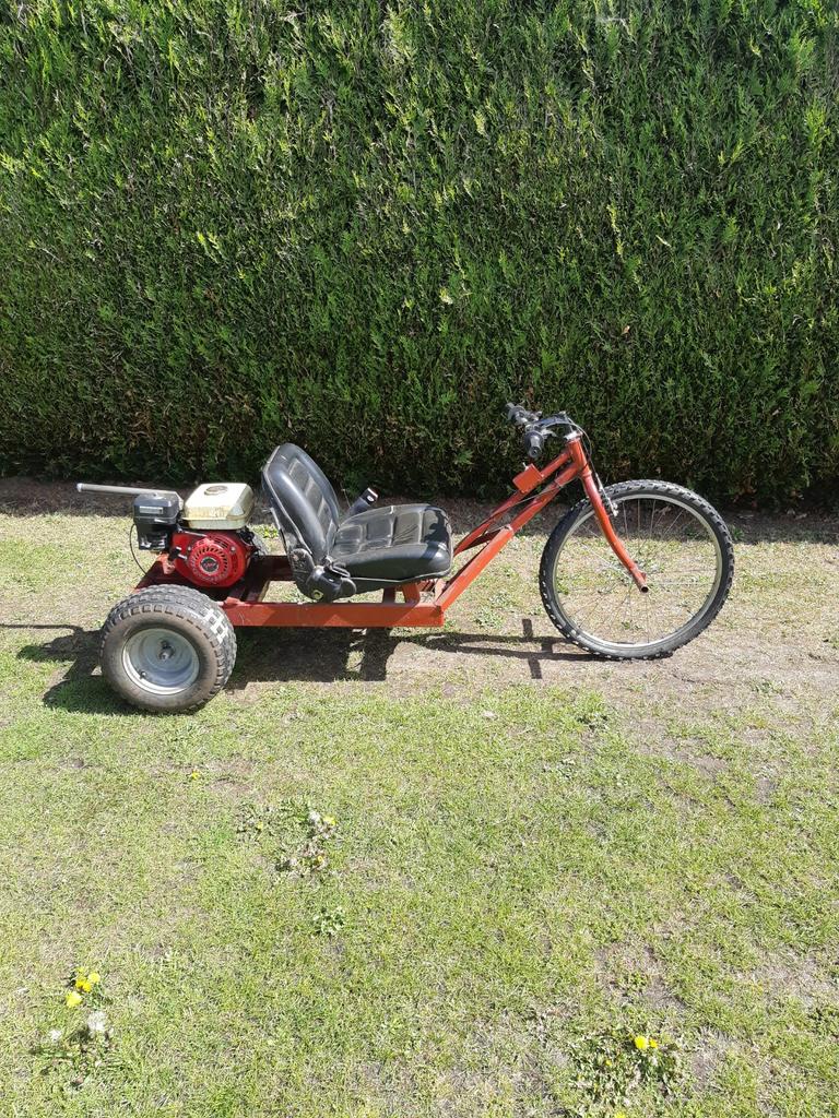 Trike zelfbouw 7,5 pk motor, Ophalen, Gebruikt