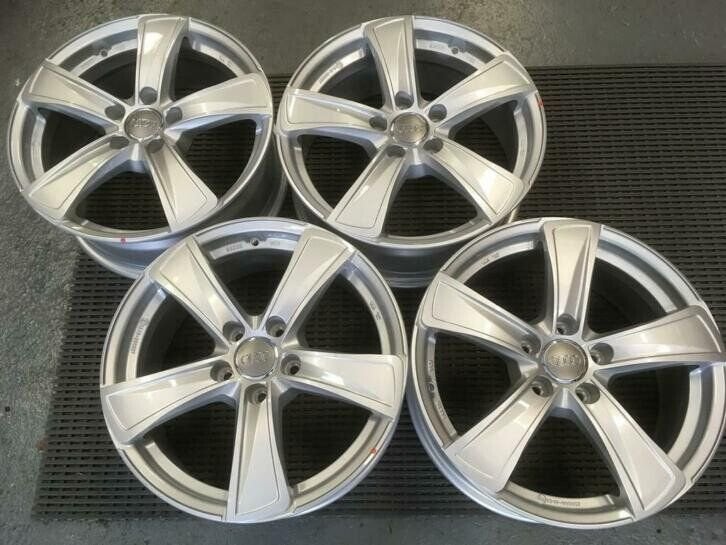 Oxxo Kallisto Silver lichtmetaal velgen 17"inch 5x112, Ophalen, Gebruikt, 17 inch, Velg(en)
