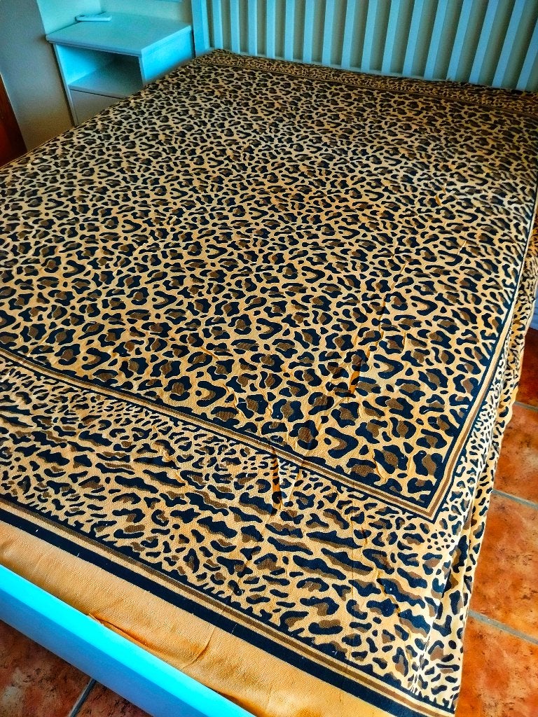 SPREI / BED / STRAND / BANK / 210240 CM ꩜, Overige typen, Katoen, Oranje, Ophalen of Verzenden