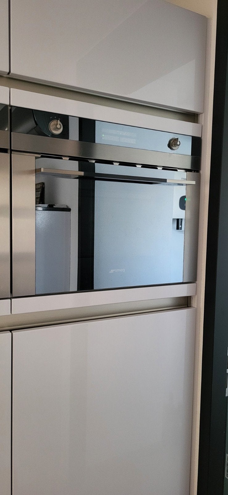 Smeg SC45M2 Inbouwmagnetron, Witgoed en Apparatuur, Magnetrons, Ophalen, Combimagnetron, Grill, Zo goed als nieuw
