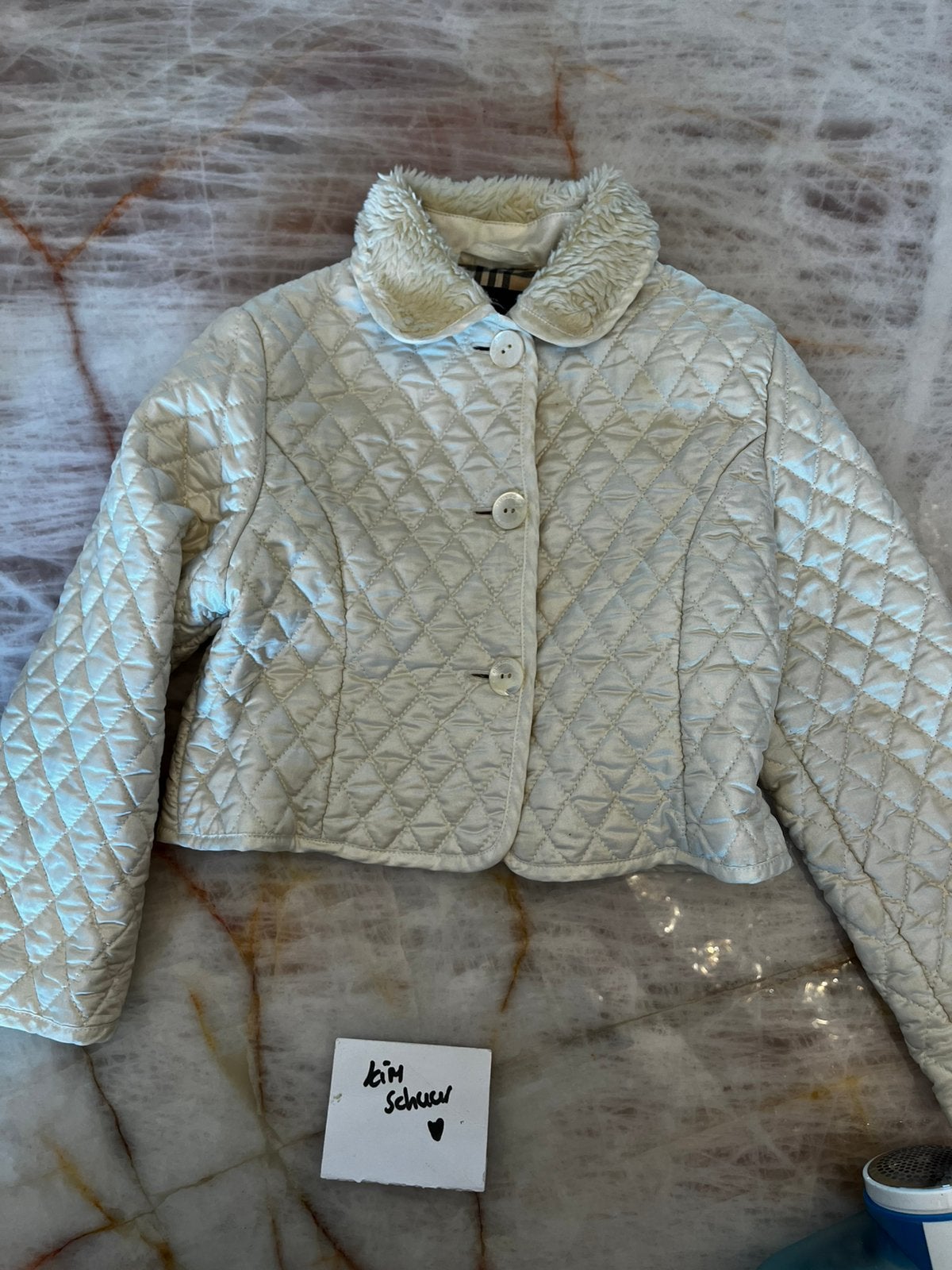Origineel tussenjasje Burberry 4 jaar, Ophalen of Verzenden, Zo goed als nieuw, Jongen of Meisje, Broek
