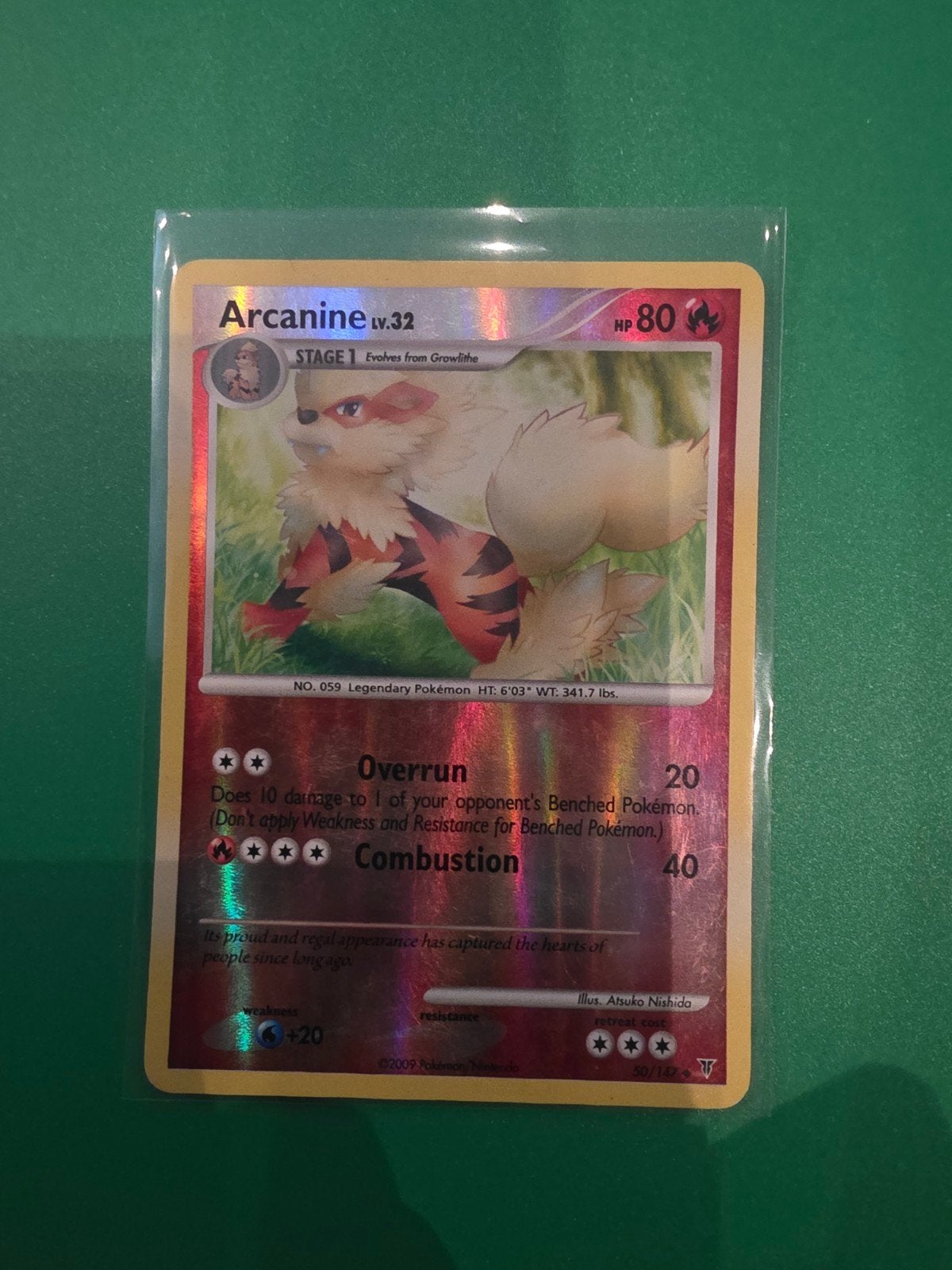 Arcanine 50/147 Reverse Holo, Ophalen of Verzenden