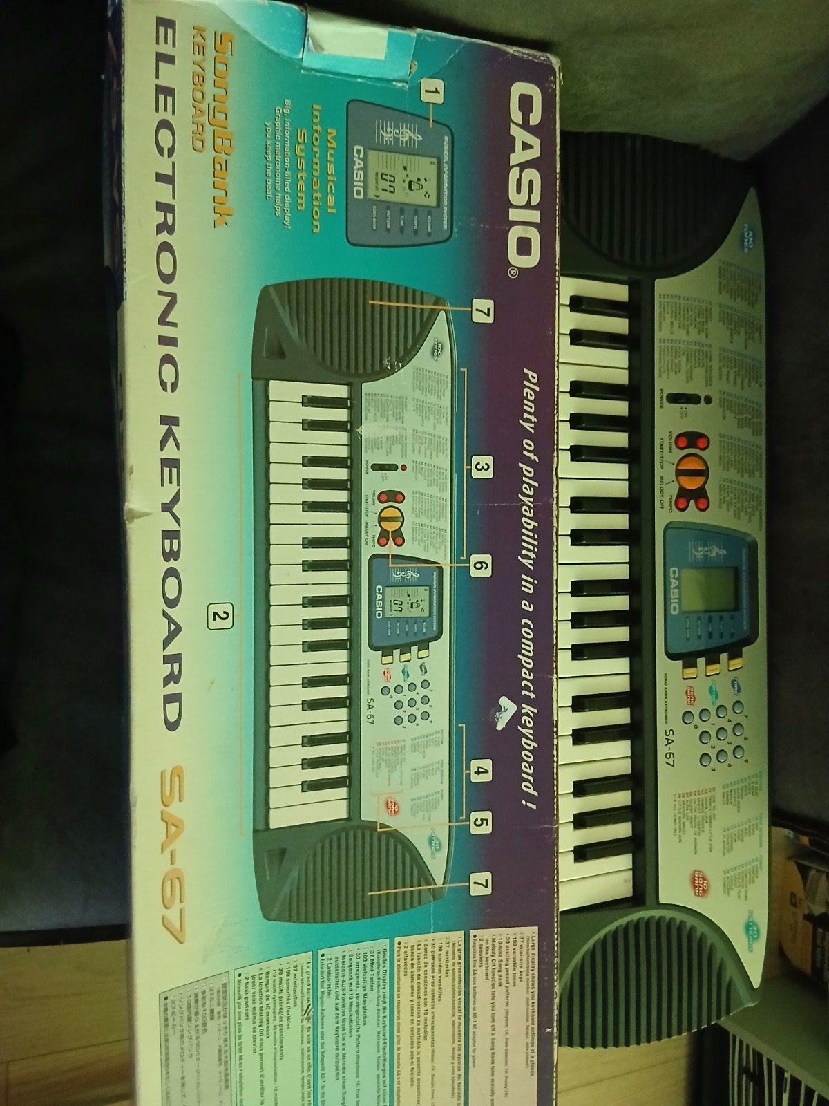 Casio SA-67 Elektronisch Keyboard - Compact en Veelzijdig, Ophalen of Verzenden, Gebruikt, 49 toetsen, Casio