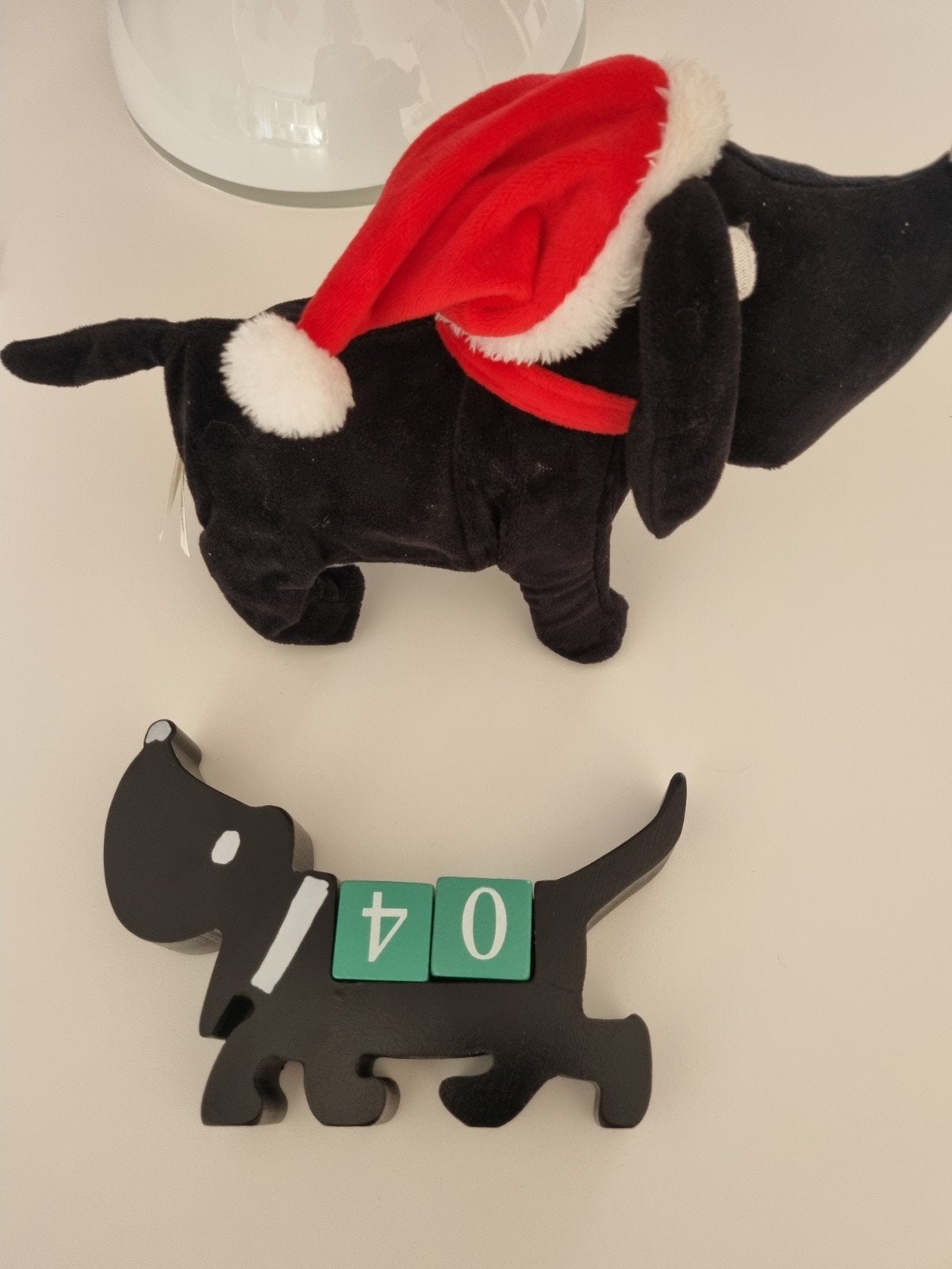 Hema wandelende kerst takkie en datum takkie, Ophalen of Verzenden, Zo goed als nieuw