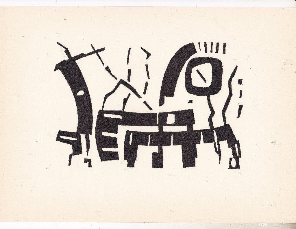 De PLoeg - Jan Bosboom - mooie druk (Grafiek van NU), Antiek en Kunst, Ophalen of Verzenden, Papier/karton, Print, Abstract