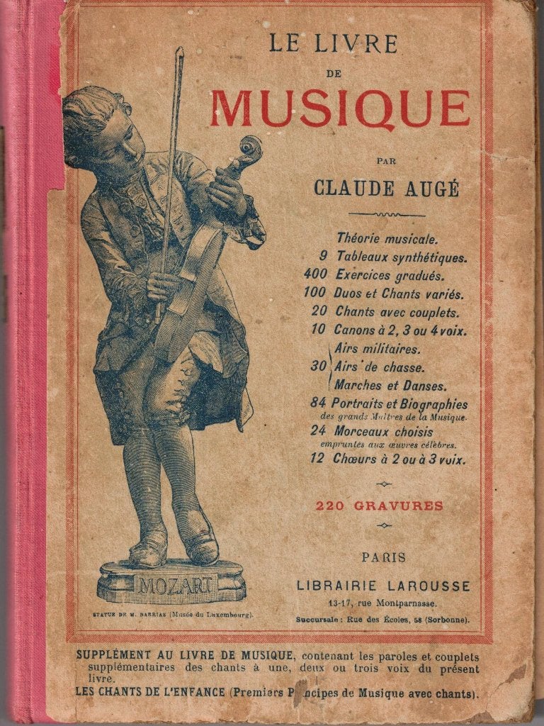 Le livre de musique - Claude Augé, Boeken, Muziek, Ophalen of Verzenden, Gelezen, Claude Augé