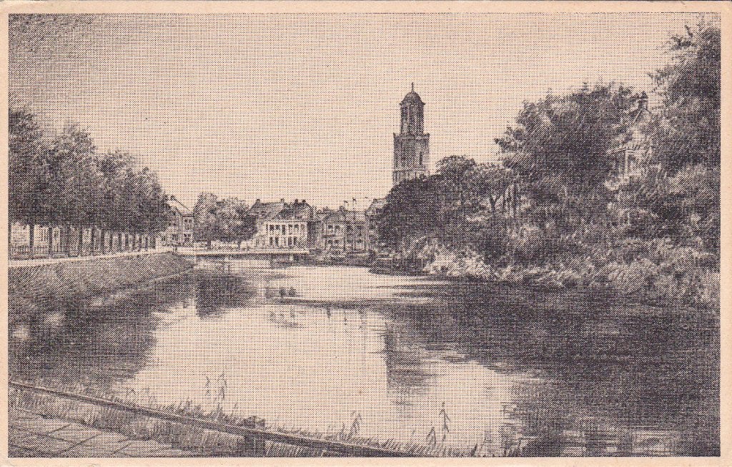 01607 Zwolle - Gezicht op Peperbus, Verzenden, 1940 tot 1960, Ongelopen, Overijssel
