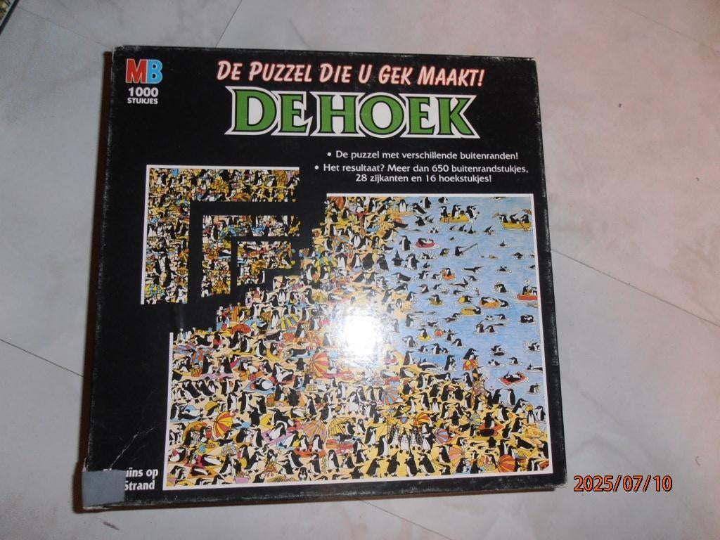 puzzel 1000 stukjes, Ophalen of Verzenden, 500 t/m 1500 stukjes, Zo goed als nieuw