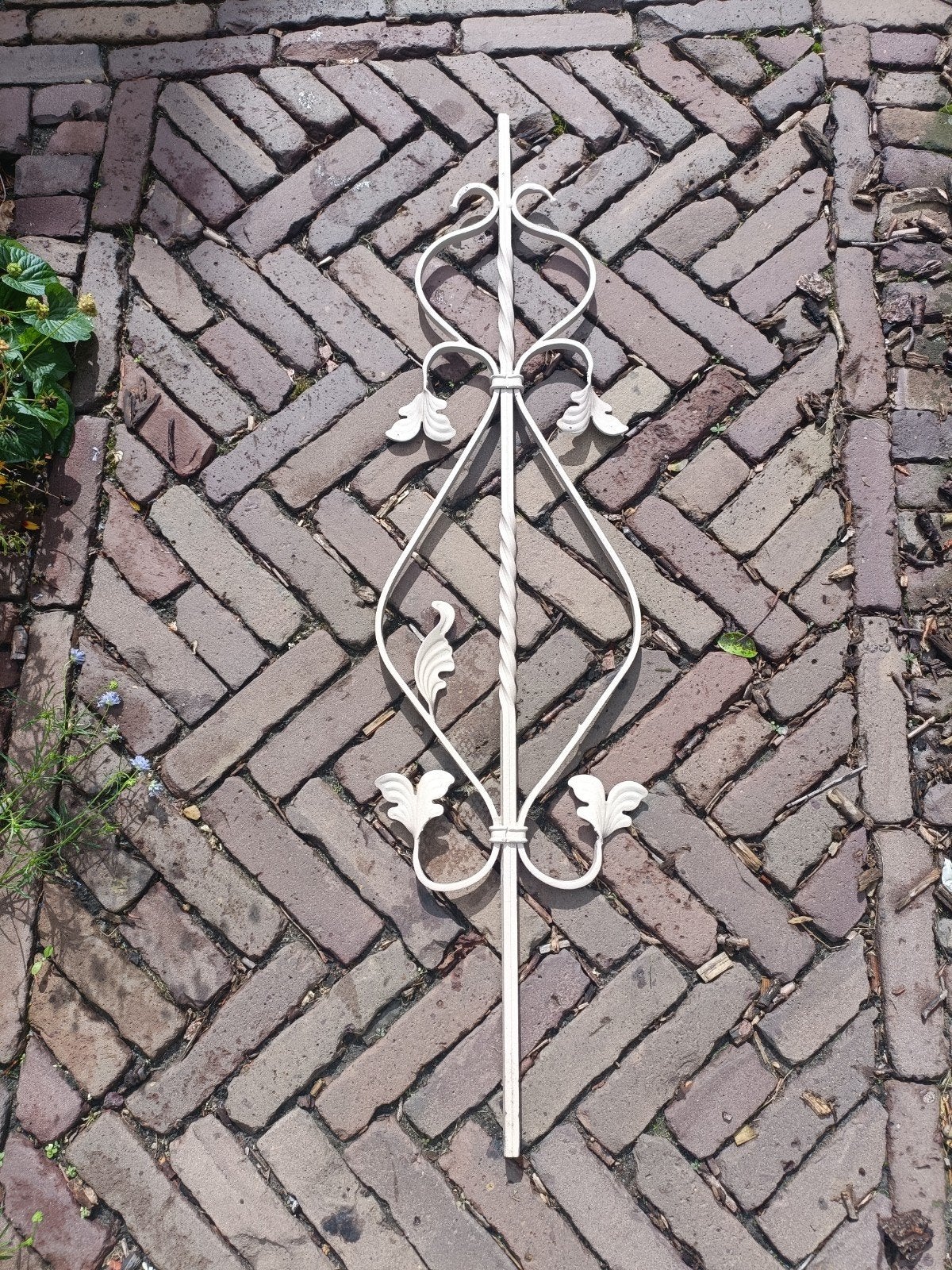 Decoratief smeedijzeren hekwerk ornament, Ophalen of Verzenden, Gebruikt