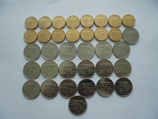 116 munten Nederland guldens,centen 1982/2001 Compleet !!!, Ophalen of Verzenden, Koningin Juliana, Overige waardes, Setje