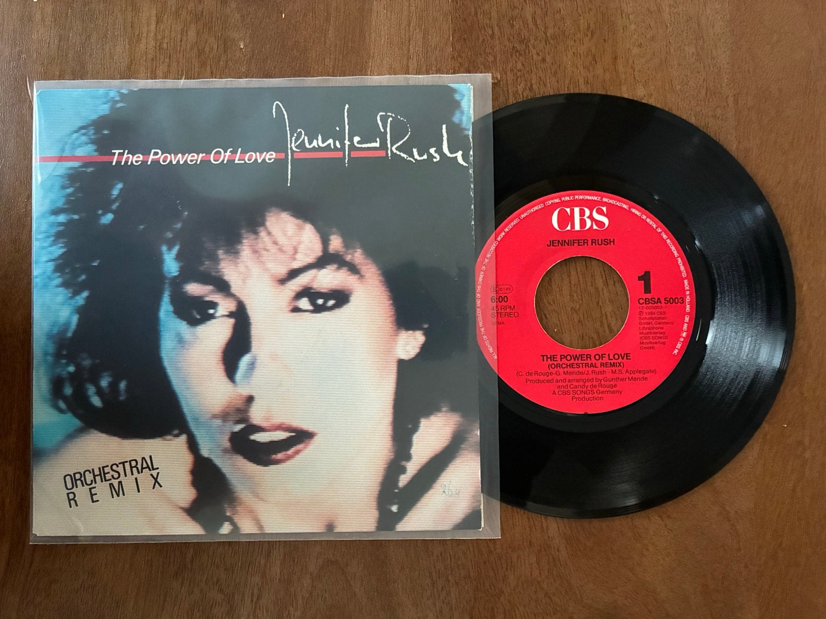 Jennifer Rush - The power of love, Ophalen of Verzenden, 7 inch