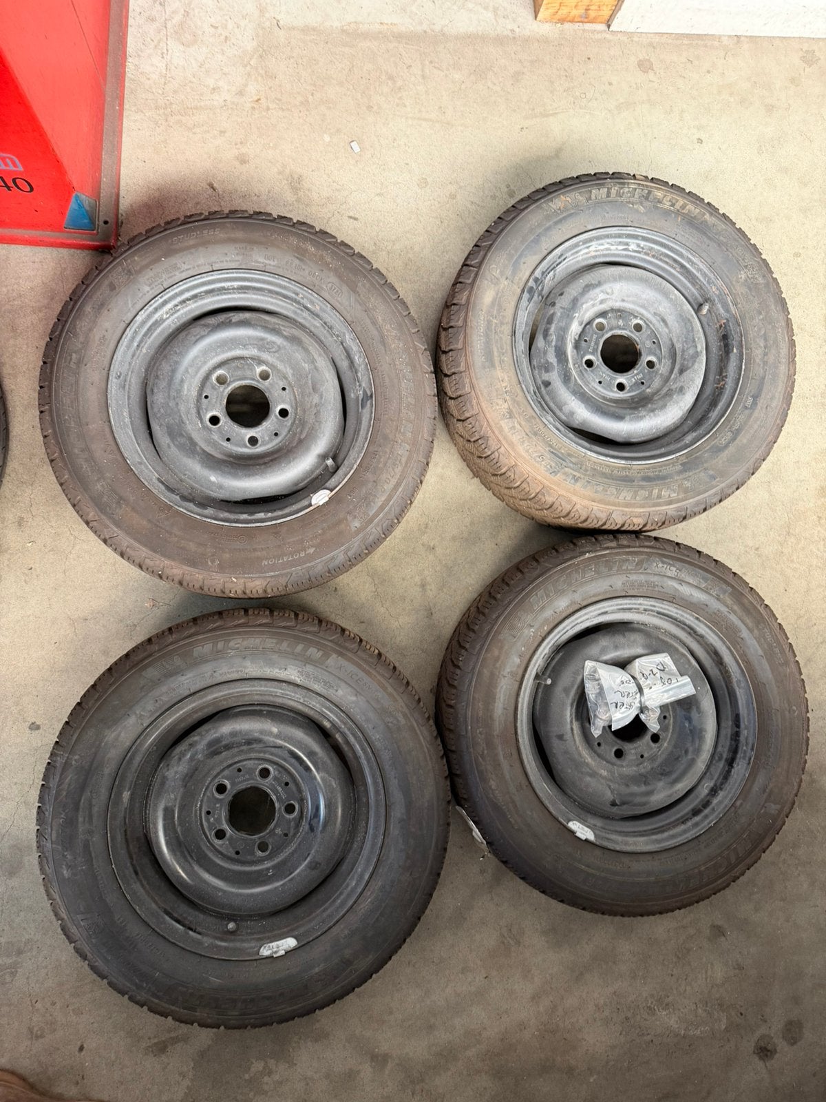 Mercedes velgen 14” 1154001302 W114 / W115 Strich-Acht, Ophalen, 14 inch, Velg(en), Zomerbanden