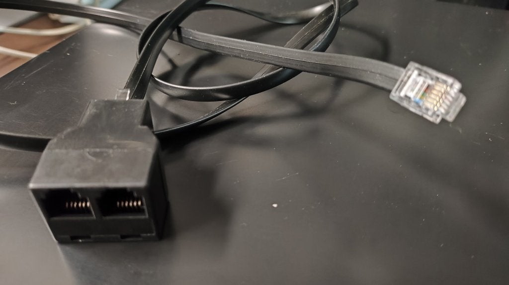 Pi kabel splitter met 15 meter verlenging., Ophalen of Verzenden, Zo goed als nieuw, 10 meter of meer, Overige kabels