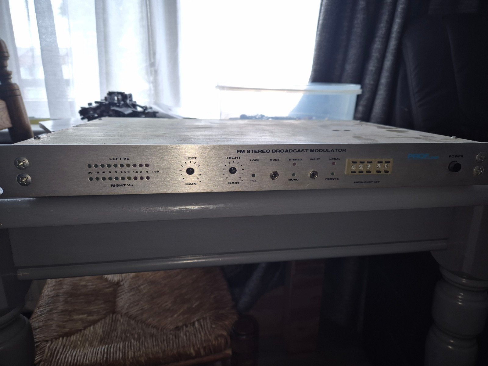 Profline FM Stereo Broadcast Modulator SBM19 stuurzender, Ophalen of Verzenden, Gebruikt, Audio