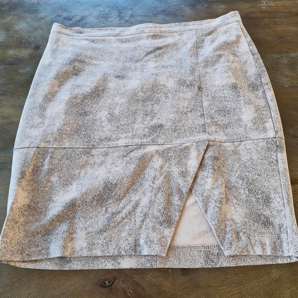 Crème de la Crème rokje met slangenprint maat 44, Kleding | Dames, Beige, Maat 42/44 (L), Crème de la Crème, Ophalen of Verzenden