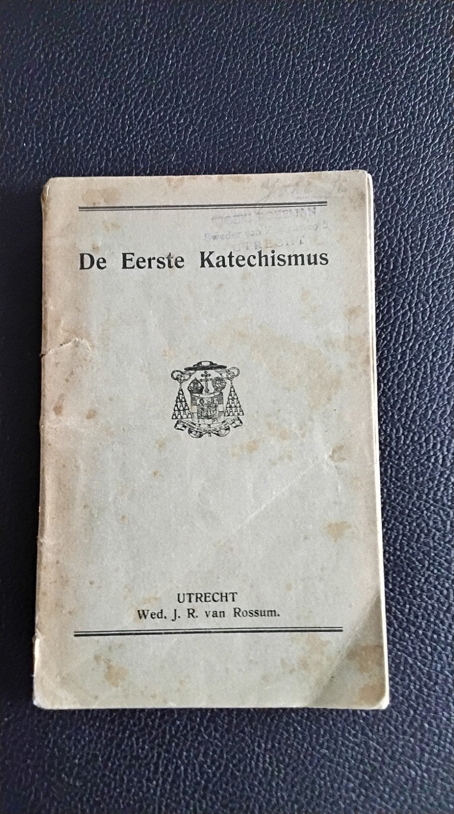 De Eerste Katechismus - Wed. J.R. van Rossum (1932), Ophalen of Verzenden, Gelezen, Joannes Henricus Gerardus Jansen, Christendom | Katholiek