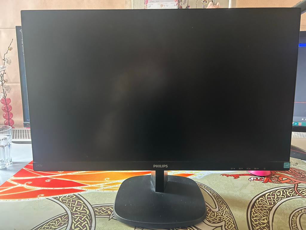 Philips 243V7QD Full HD Monitor, Computers en Software, Monitoren, Ophalen, HDMI, Kantelbaar, Full HD