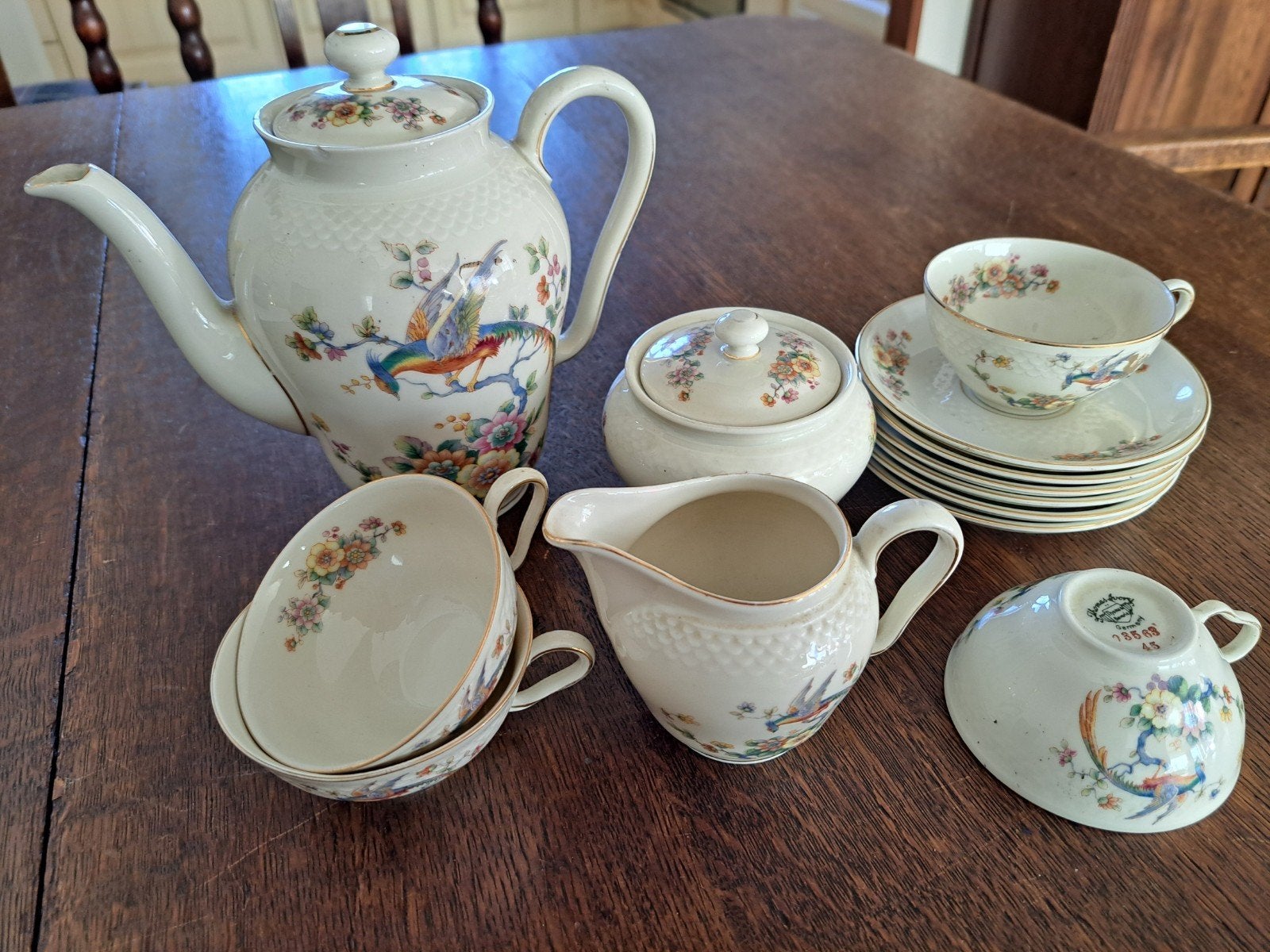 Thomas Bavaria Paradies Ivory koffieservies,, Antiek en Kunst, Antiek | Servies compleet, Ophalen of Verzenden