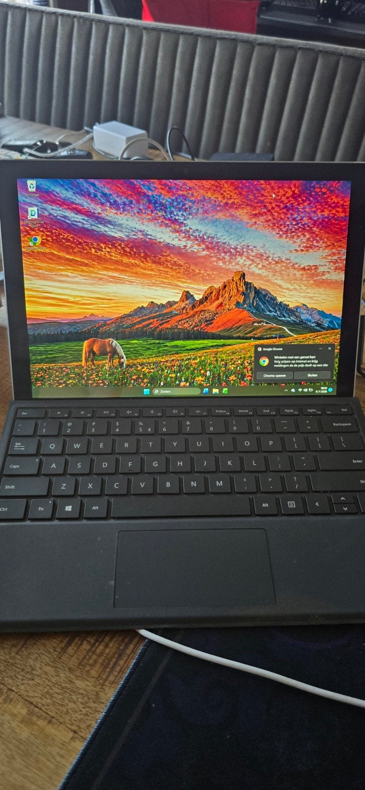 Microsoft Surface Pro 7 -  inclusief accessoires, Ophalen, 256 GB, 2 tot 3 Ghz, Qwerty