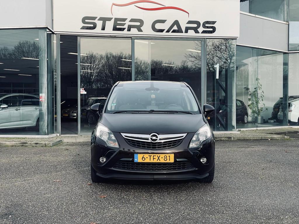 Opel Zafira Tourer 1.4 Cosmo, 7 Persoon Automaat, Trekhaak,, Euro 5, Gebruikt, 4 cilinders, Bruin