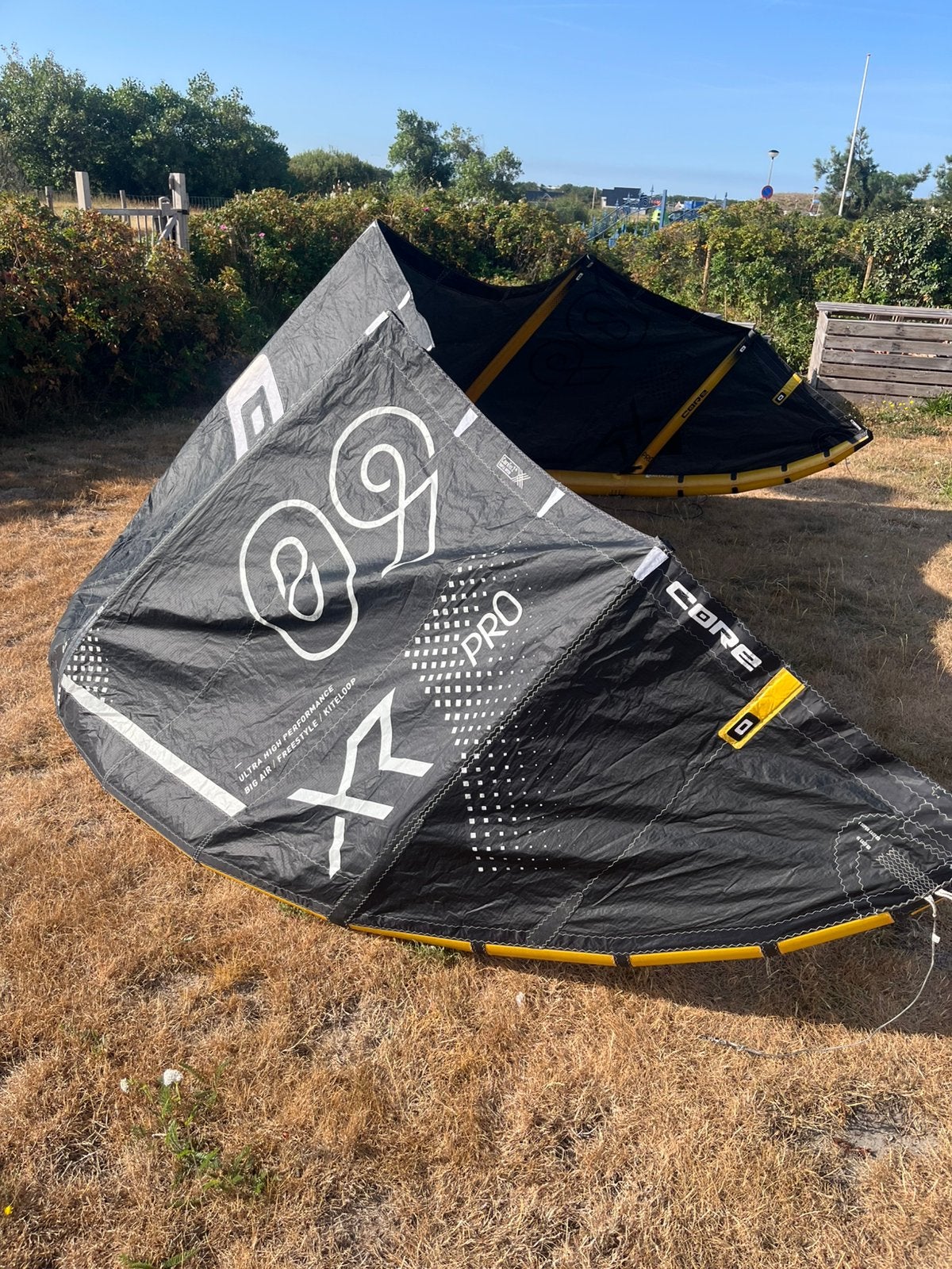 Core XR Pro 9m inclusief sensor 3S Pro bar, Gebruikt, Kitesurf-set, 9 m², Geen board