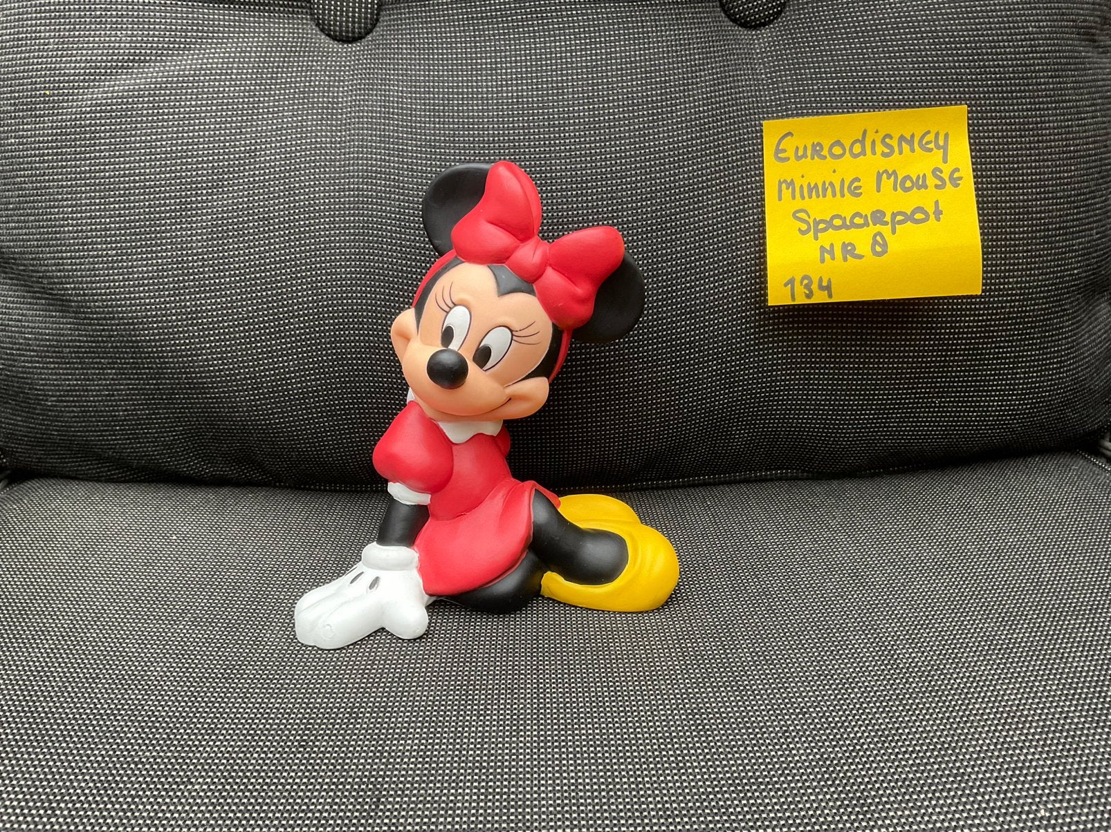 Gebruikte, niet kapot, Euro Disney Minníe Mouse spaarpot, Verzamelen, Ophalen, Gebruikt
