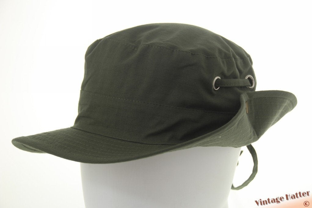 Safari bush hoed Outdoor Adventure groen katoen knopen 58-61, Outdoor Adventure, Hoed, Nieuw, Ophalen of Verzenden