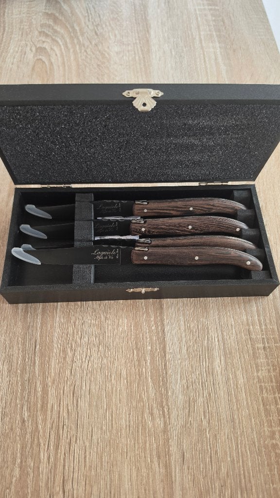 Laguiole Style de Vie steakmessen, Ophalen of Verzenden, Zo goed als nieuw, Laguiole, Rvs of Chroom