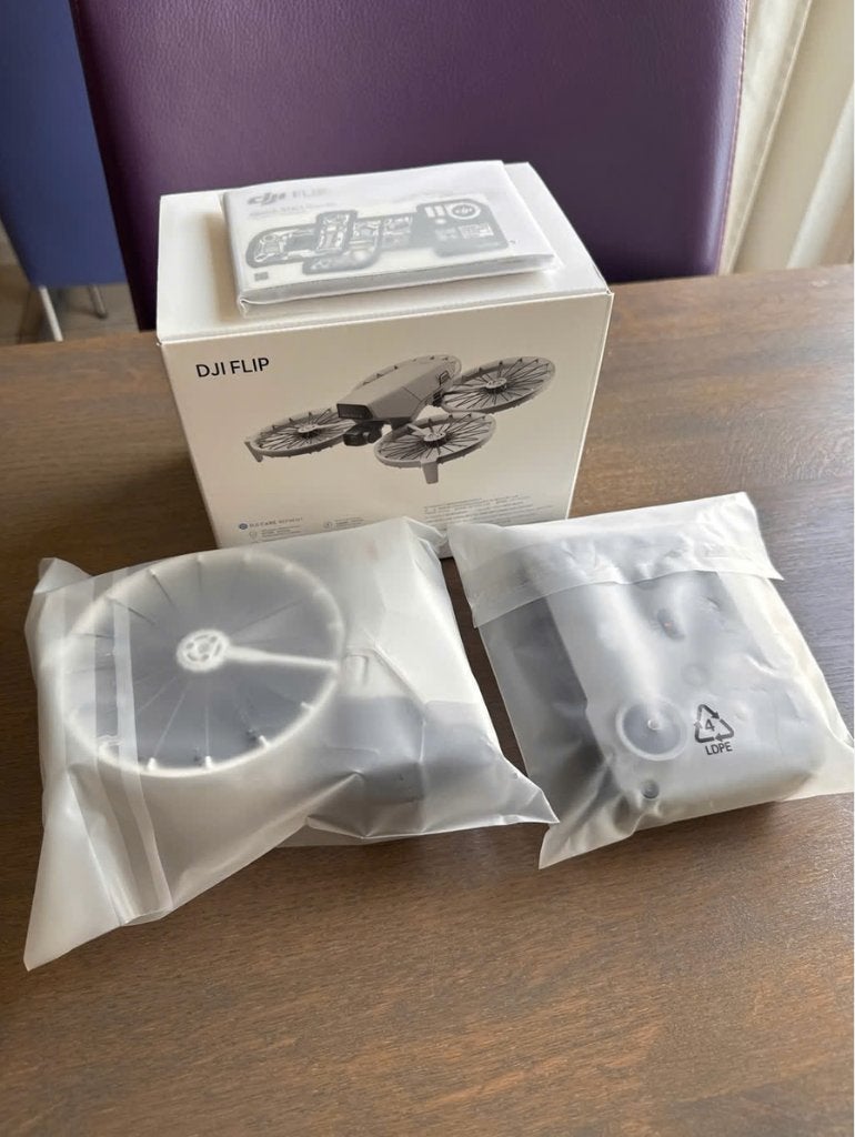 DJI Flip RC-N3 NIEUW drone 249 gram, 30 tot 45 minuten, Cameradrone, Nieuw, Return to Home