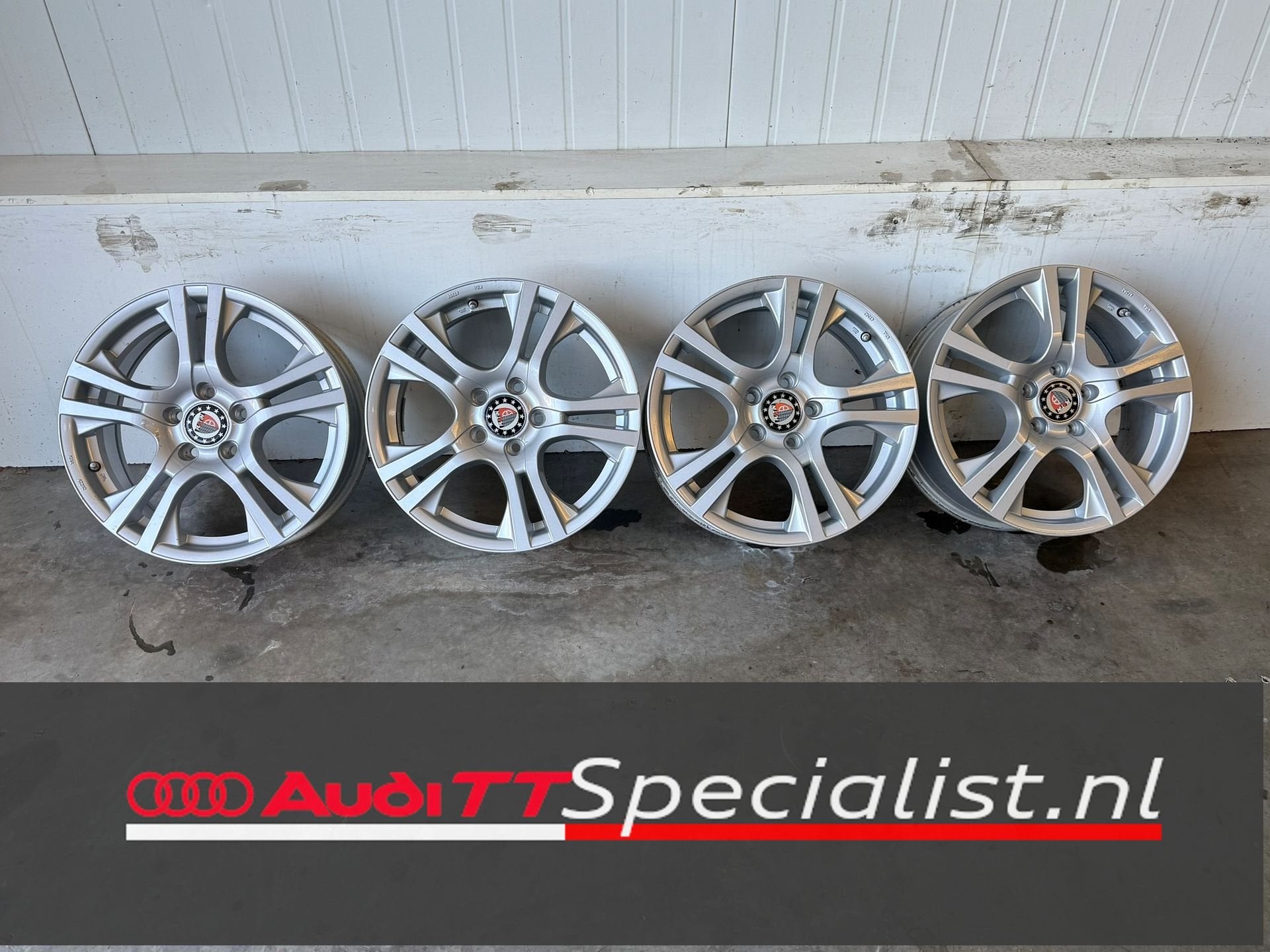 17 inch LM Velgen Platin P53 5x112 ET48, Auto-onderdelen, Banden en Velgen, Ophalen, Gebruikt, Velg(en), -