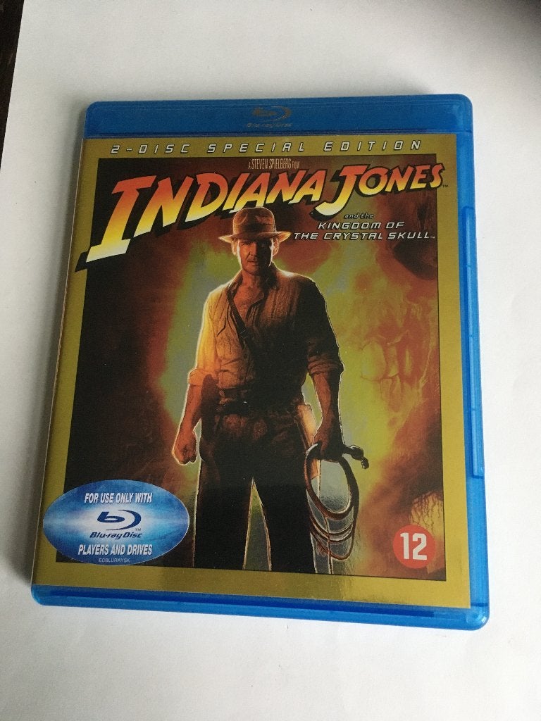 indiana jones and the kingdom of the crystal skull (2 discs), Cd's en Dvd's, Blu-ray, Ophalen of Verzenden, Zo goed als nieuw
