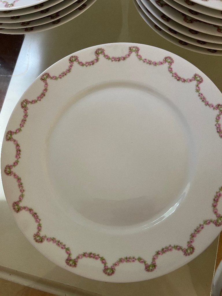 Groot antiek Zeh Scherzer Bavaria porseleinen dinerservies., Ophalen
