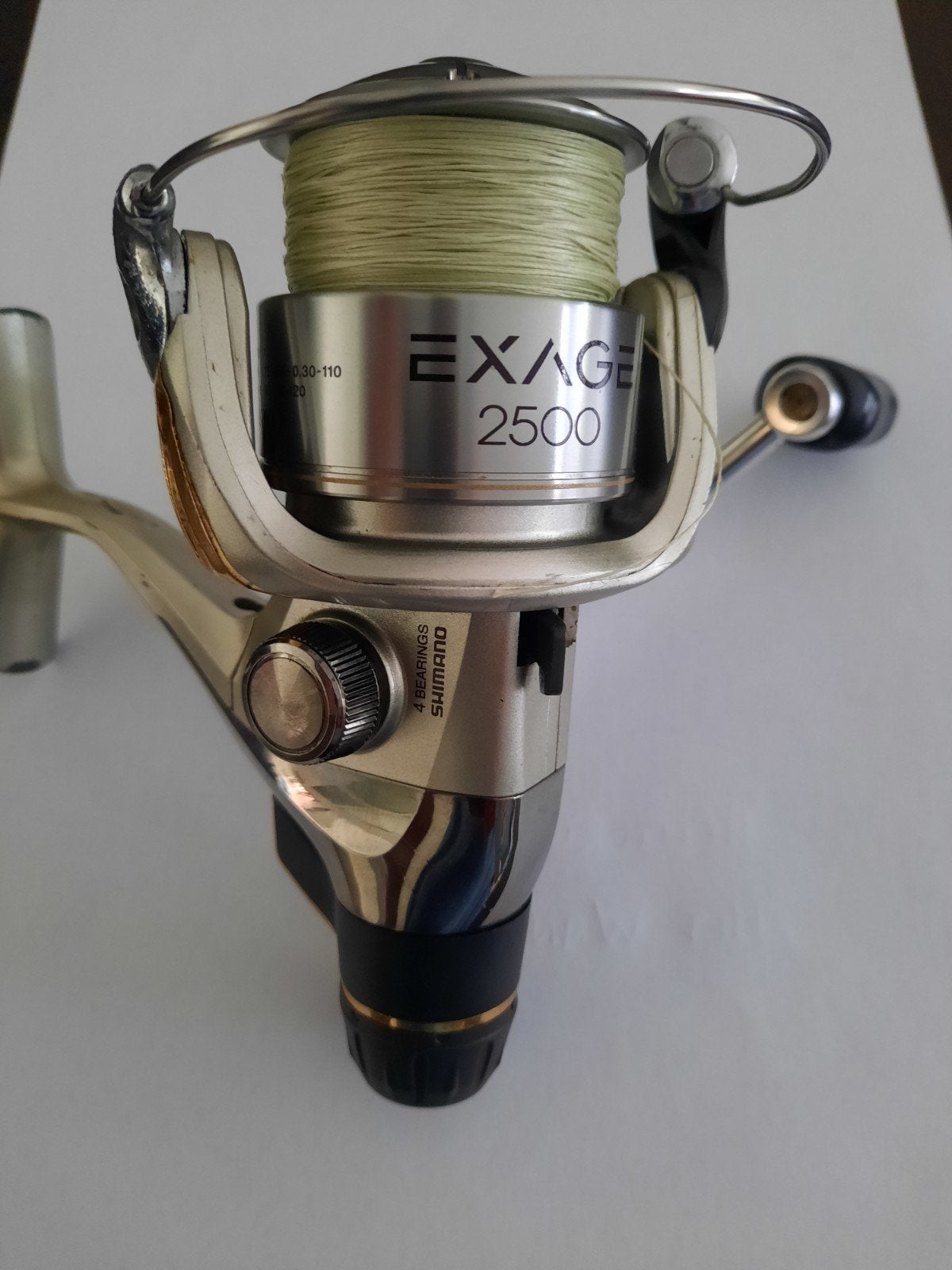 SHIMANO EXAGE 2500RA molen, Ophalen of Verzenden, Gebruikt, Molen