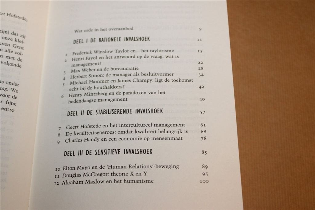 Managementprofeten — Overzicht Managementstromingen, Ophalen of Verzenden, Gelezen, Management