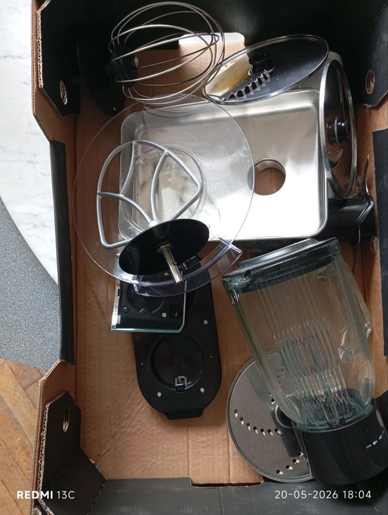 Tefal Masterchef Grande Keukenmachine met Accessoires, Ophalen, Gebruikt, 3 snelheden of meer, 2 tot 3 liter