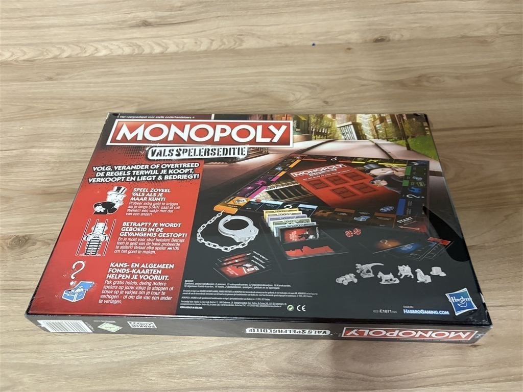 monopoly valsspelerseditie nieuw in seal [4153], Verzenden, Zo goed als nieuw
