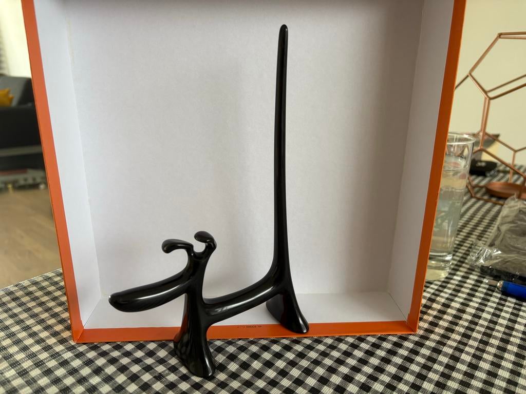 Zwart design ring houder. Sieraden houder. Koziol, Zwart, Kunststof, Ophalen of Verzenden, Zo goed als nieuw
