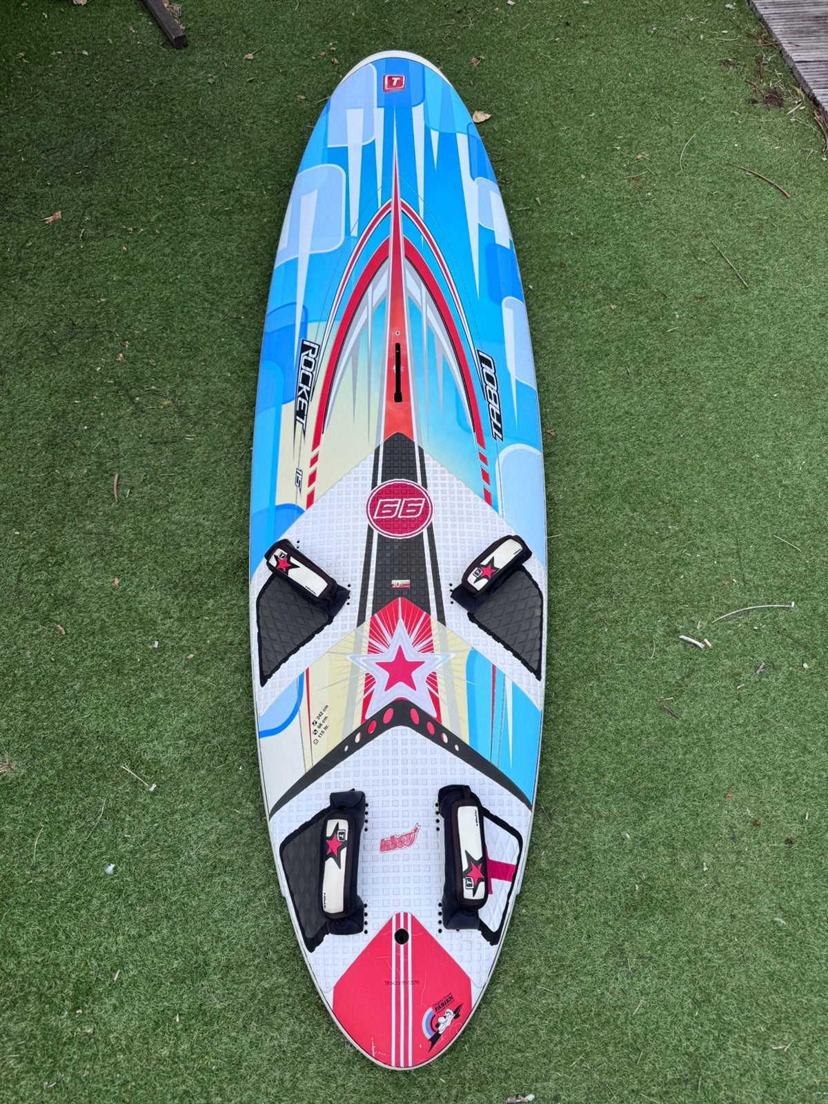 Tabou rocket 115, Ophalen, Plank