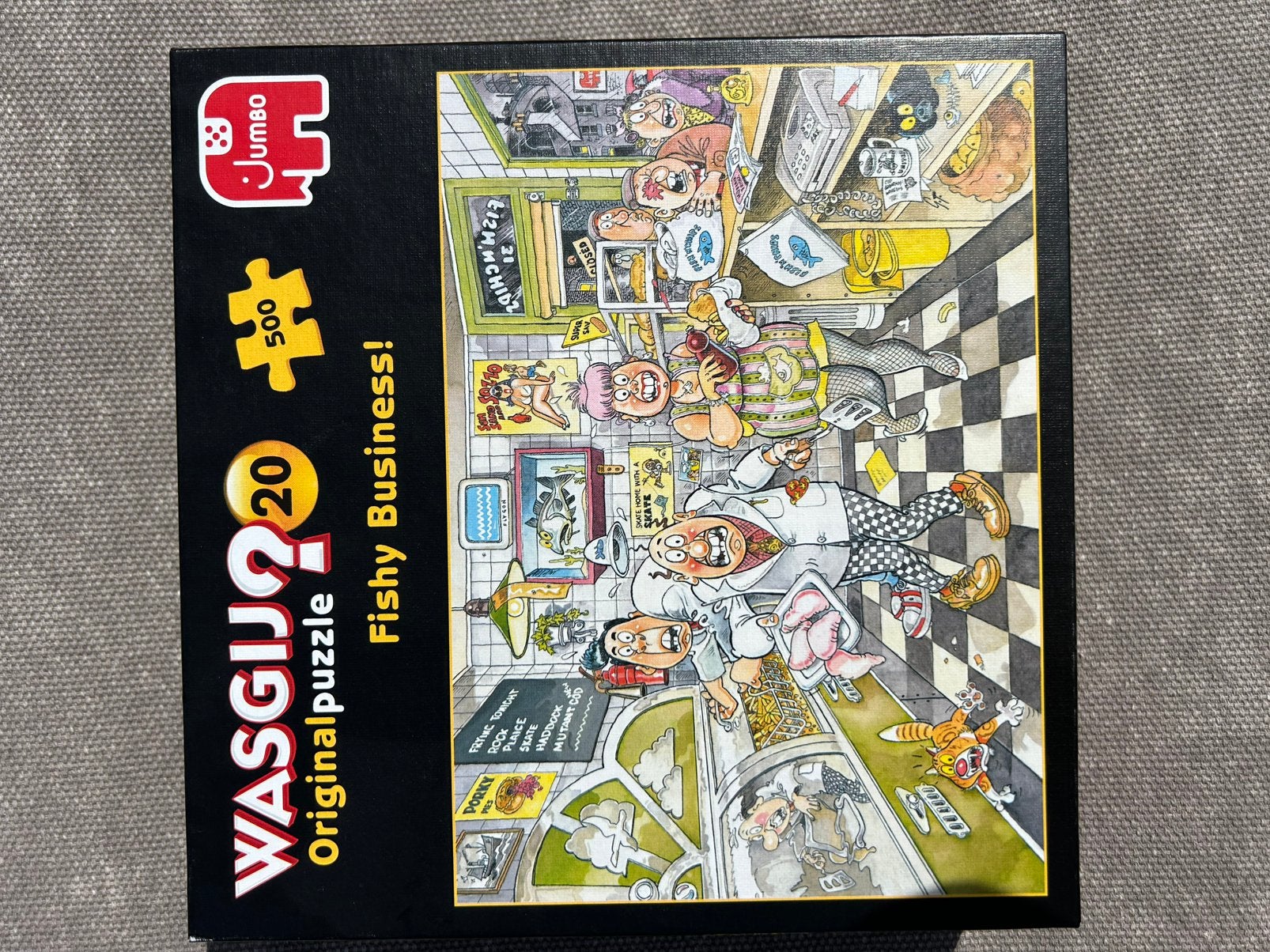 Wasgij puzzel 500 stukjes, Ophalen of Verzenden, 500 t/m 1500 stukjes, Zo goed als nieuw