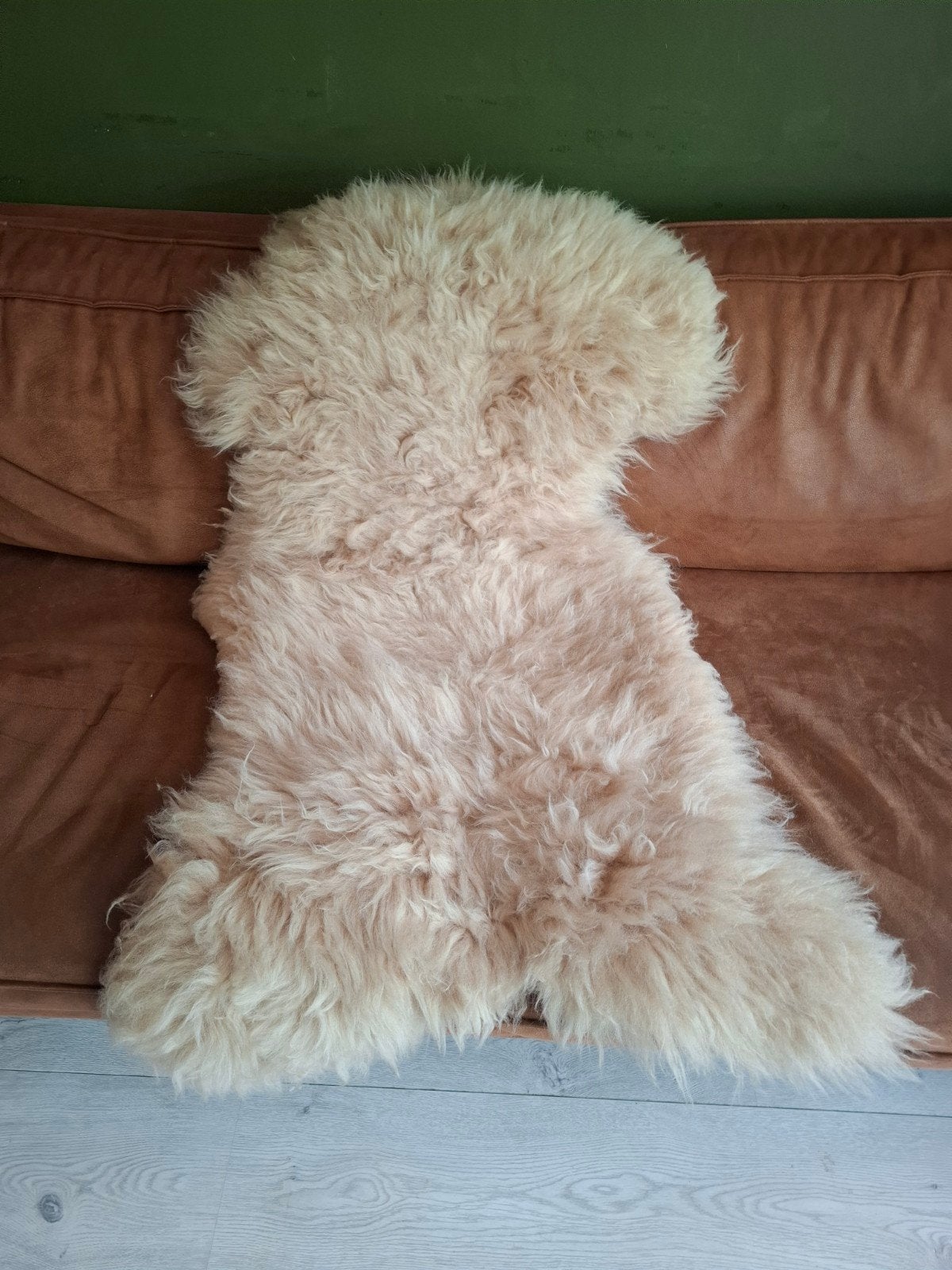 (19) Zacht IJslands schapenvacht XXL, 100 tot 150 cm, Scandinavisch, Landelijk, Modern, Zo goed als nieuw, Overige vormen