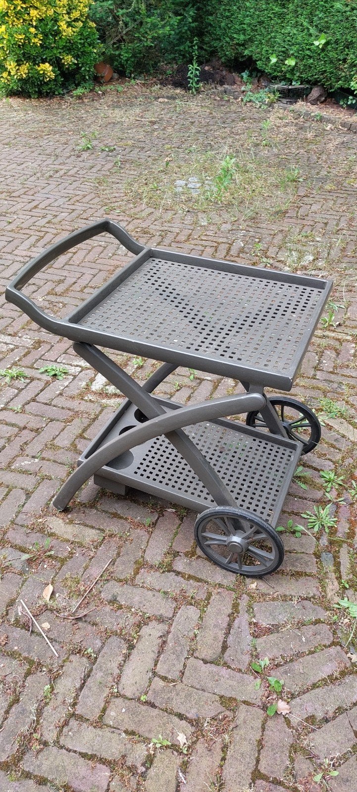 Handige serveerwagen-trolley, Tuin en Terras, Ophalen, Metaal