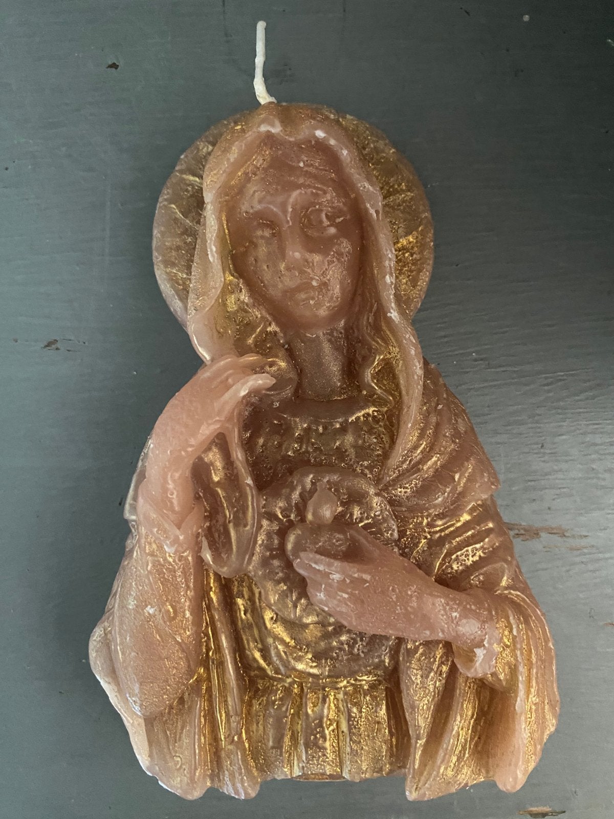 Maria kaars!, Meerkleurig, Was, Ophalen of Verzenden, Zo goed als nieuw