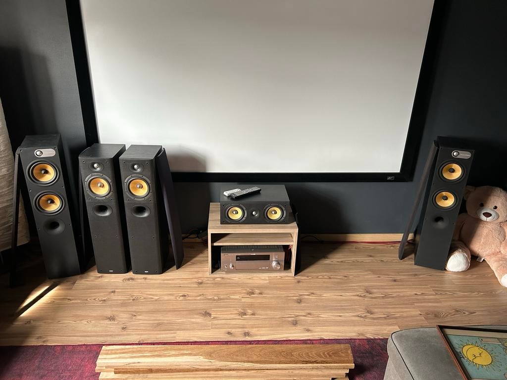 B&W 684 vloerstaande luidsprekers, Audio, Tv en Foto, Luidsprekers, Ophalen, Gebruikt, Bowers & Wilkins (B&W), 120 watt of meer