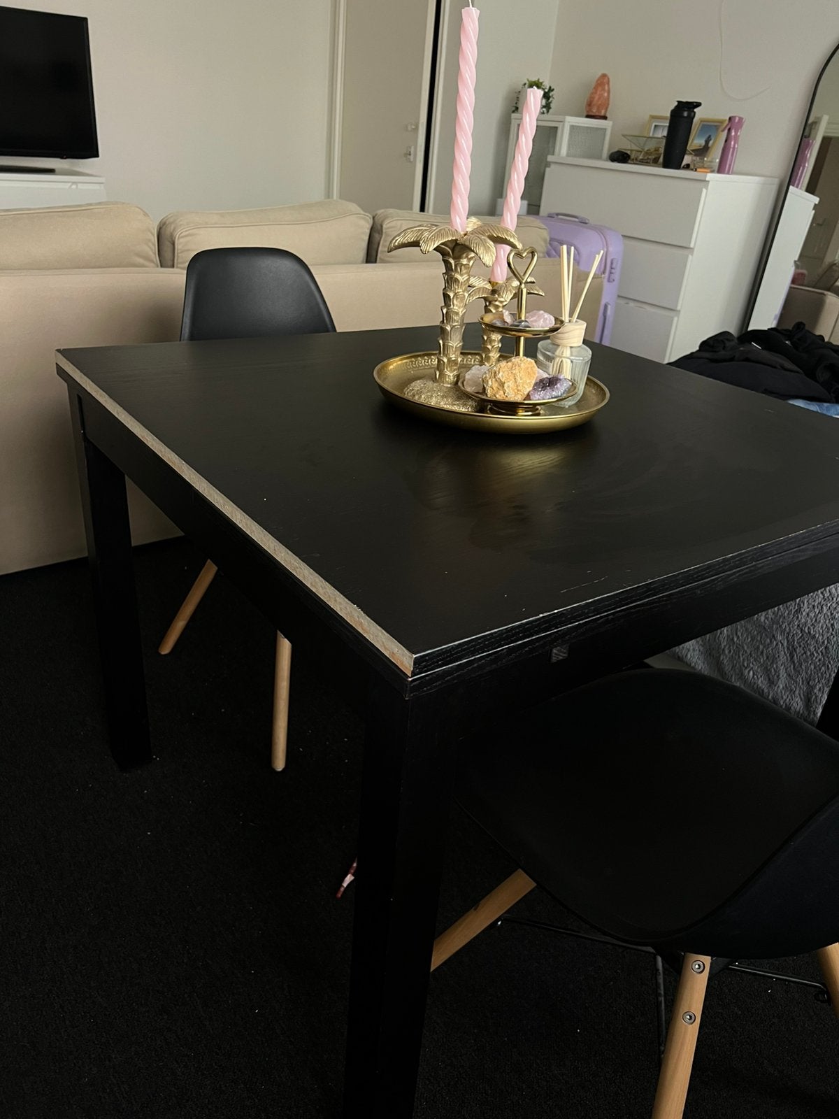IKEA Bjursta Tafel met stoelen GRATIS ophalen, Ophalen, Zo goed als nieuw, 4 tot 6 stoelen