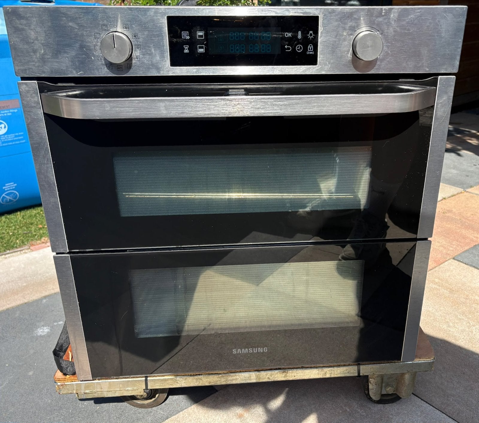 Samsung Dual Cook Flex Oven - NV75N5671RS, Ophalen, Gebruikt, Oven, Hete lucht