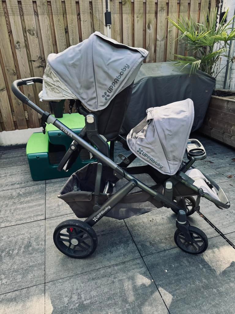 Uppababy vista duowagen zeer compleet incl Rumble, Gebruikt, Duowagen, Combiwagen, Ophalen